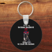 Porte-clés Deutsch Funny American German Dogs Quotes Germany  (Recto)