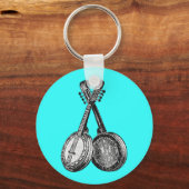 Porte-clés Deux banjos (Recto)