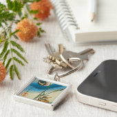 Porte-clés Deux Canards Nageant Parmi Les Rèseaux (Côté)