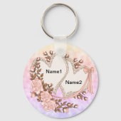 Porte-clés Deux coeurs (Recto)