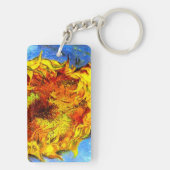 Porte-clés Deux Coupes de tournesols Van Gogh (Dos)