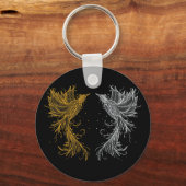 Porte-clés Deux jumeaux Phoenix (Recto)