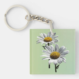 Porte-clés Deux marguerites sous le soleil