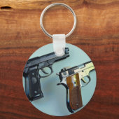 Porte-clés Deux mitrailleuses automatiques de calibre .45 pou (Recto)