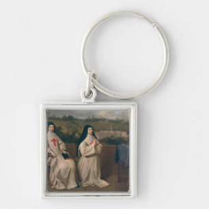 Porte-clés Deux nonnes