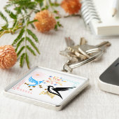 Porte-clés Deux oiseaux majestueux (Côté)