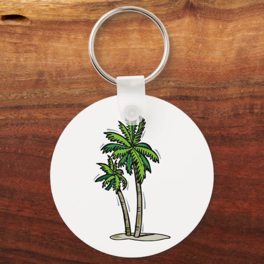 Porte-clés Deux palmiers (Recto)