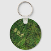 Porte-clés Deux papillons blancs par Vincent van Gogh (Verso)