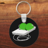 Porte-clés Deux petits pois dans un pois (Recto)