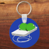 Porte-clés Deux petits pois dans un pois (Recto)