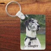 Porte-clés Deux photos et deux textes personnalisés (Recto)