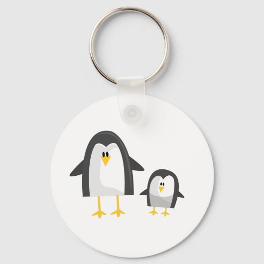 Porte-clés Deux pingouins (Recto)