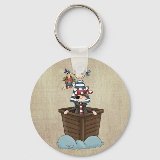 Porte-clés Deux pirates (Recto)