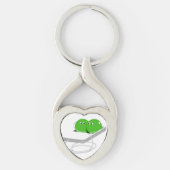 Porte-clés Deux Pois Dans Un Pois (Devant)