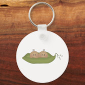 Porte-clés Deux Pois Dans Un Pois (Recto)