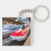 Porte-clés Deux Shinkansen à la gare de Tokyo (Dos)