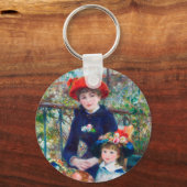 Porte-clés Deux Soeurs (En Terrasse) Pierre Auguste Renoir (Recto)