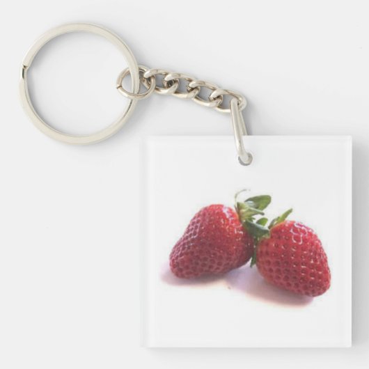 Porte-clés Deux Strawberrie (Devant)