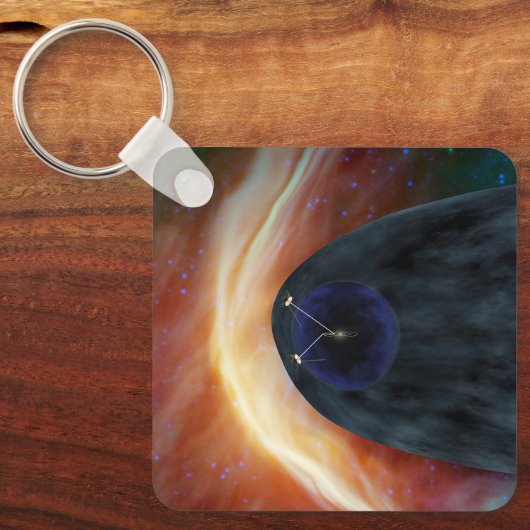 Porte-clés Deux Voyageurs Spacecraft Explorer L'Espace Turbul (Recto)