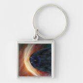 Porte-clés Deux Voyageurs Spacecraft Explorer L'Espace Turbul (Devant)