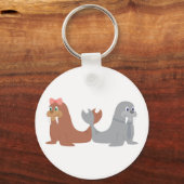 Porte-clés Deux Walrus (Recto)