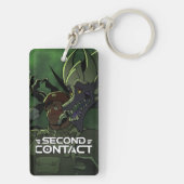 Porte-clés Deuxième contact Couverture Art Porte - clé acryli (Dos)