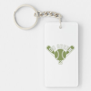 Porte-clés Devenez écolo Baseball Design