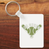 Porte-clés Devenez écolo Baseball Design (Recto)