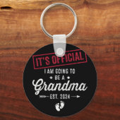 Porte-clés Devenir Grand-Mère Premier Jour Des Mères Pour Gra (Recto)