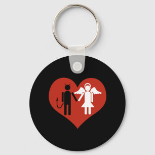Porte-clés Devil and Angel in Love - Keychain