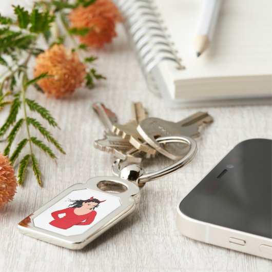 PORTE-CLÉS DEVIL GIRL (Côté )