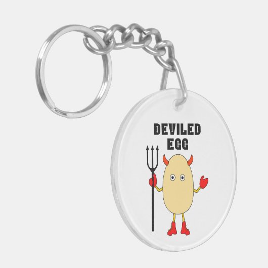 Porte-clés Deviled Egg (Devant gauche)