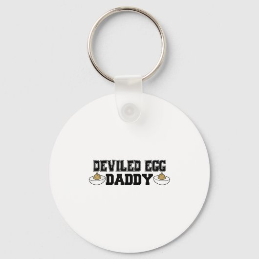 Porte-clés Deviled Egg Daddy - Funny Thanksgiving Deviled Egg (Recto)