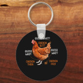 Porte-clés Devinez Ce Que Poulets Mais Devinez Pourquoi Poule (Recto)