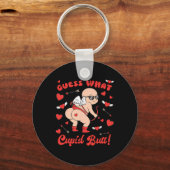 Porte-clés Devinez quoi Cupid Butt Funny Valentine’s Day Tee (Recto)