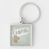 Porte-clés Devis | Aller En Camping, Ou Aller Nuts (Devant)
