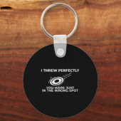 Porte-clés Devis Graphique Funny Disk Golf Pour Flying Disk S (Recto)