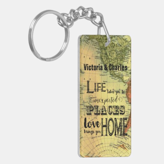 Porte-clés Devis Inspiration personnalisée (Devant gauche)