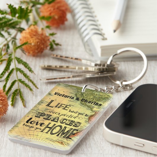 Porte-clés Devis Inspiration personnalisée (Devant droit)