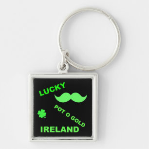 Porte-clés Devis irlandais Lucky Pot o Gold