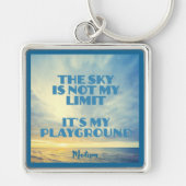 Porte-clés Devis Sky de nom personnalisé (Devant)