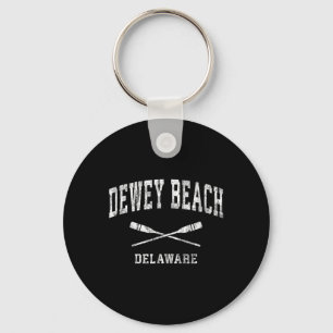 Porte-clés Dewey Beach Delaware Vintage Paddles nautiques Spo