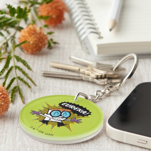 Porte-clés Dexter "Eureka!" Halftone Callout Graphic (Devant droit)