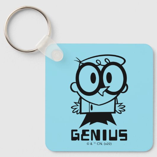 Porte-clés Dexter "Genius" - Graphique en bref (Recto)