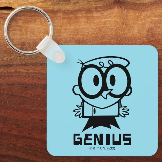 Porte-clés Dexter "Genius" - Graphique en bref (Recto)