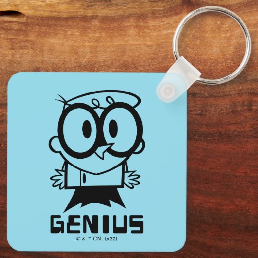Porte-clés Dexter "Genius" - Graphique en bref (Verso)