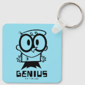 Porte-clés Dexter "Genius" - Graphique en bref (Dos)