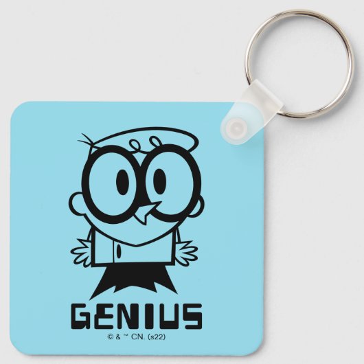 Porte-clés Dexter "Genius" - Graphique en bref (Dos)