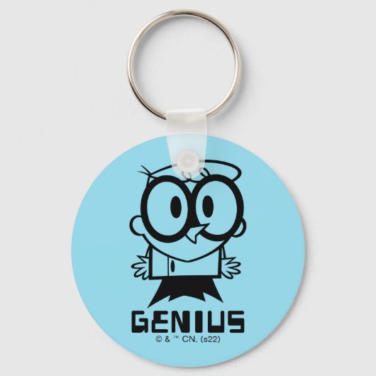 Porte-clés Dexter "Genius" - Graphique en bref (Recto)