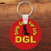 Porte-clés DGL Dirty Girls For Life (Recto)